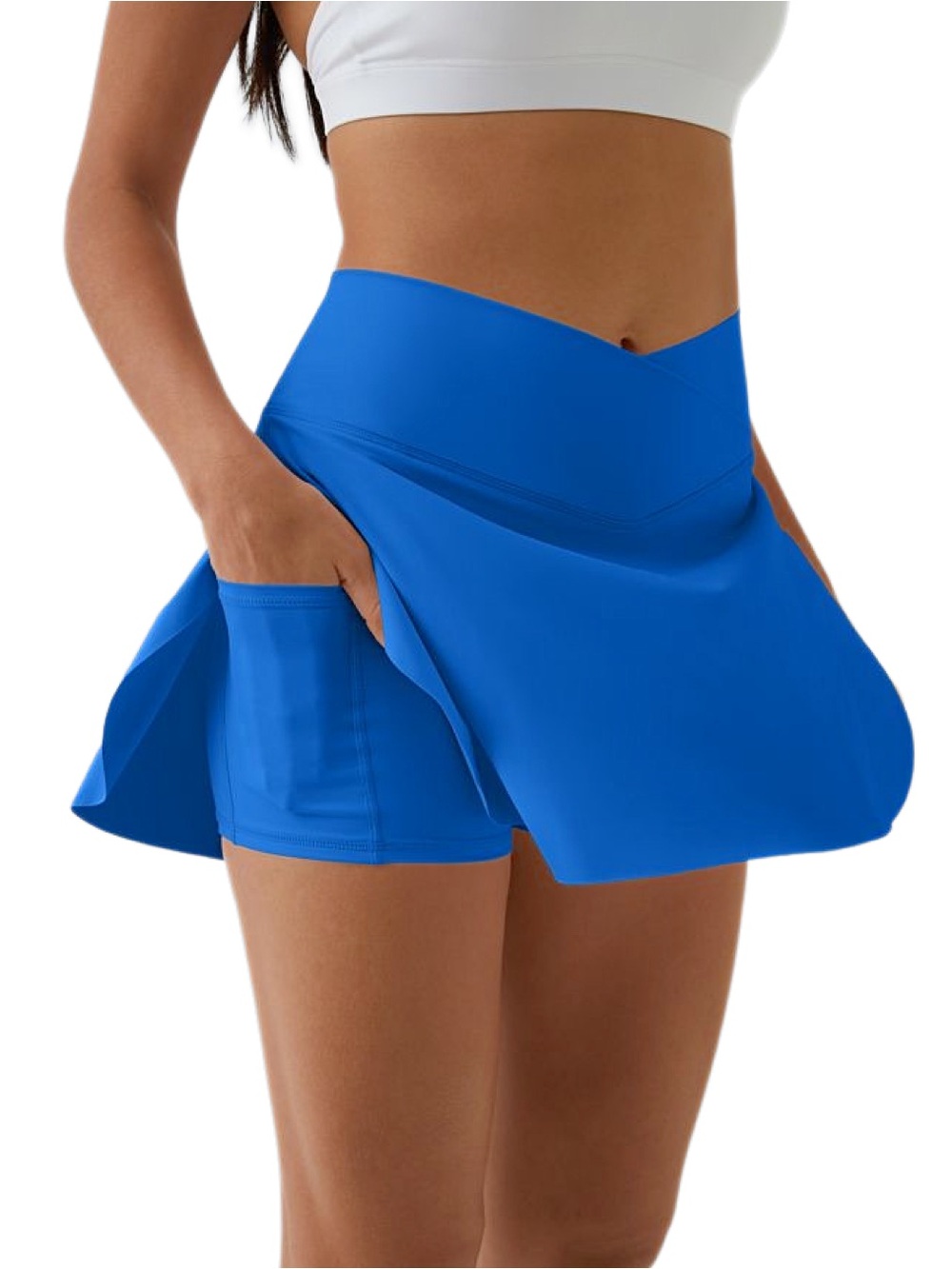 NWT* HALARA SoftlyZero™ Airy Crossover Pocket 2-in-1 Cool Touch Tennis Skort